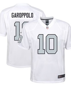 Jimmy Garoppolo 10 Las Vegas Raiders Alternate Game Youth Jersey - White