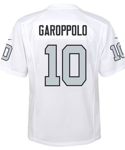 Jimmy Garoppolo 10 Las Vegas Raiders Alternate Game Youth Jersey - White