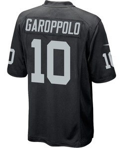 Jimmy Garoppolo 10 Las Vegas Raiders Game Men Jersey - Black