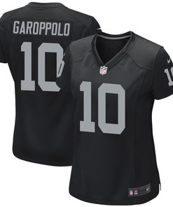 Jimmy Garoppolo 10 Las Vegas Raiders Game Women Jersey - Black