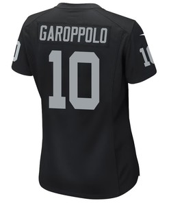 Jimmy Garoppolo 10 Las Vegas Raiders Game Women Jersey - Black