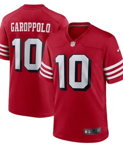 Jimmy Garoppolo 10 San Francisco 49ers Alternate Game Player Jersey - Scarlet
