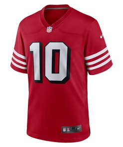 Jimmy Garoppolo 10 San Francisco 49ers Alternate Game Player Jersey - Scarlet