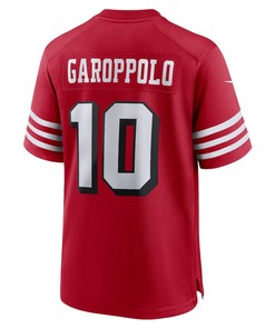 Jimmy Garoppolo 10 San Francisco 49ers Alternate Game Player Jersey - Scarlet