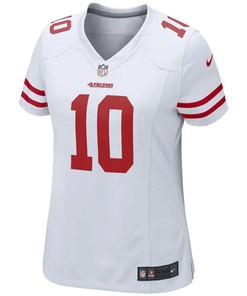 Jimmy Garoppolo 10 San Francisco 49ers Women's Team Color Game Jersey - White