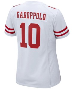 Jimmy Garoppolo 10 San Francisco 49ers Women's Team Color Game Jersey - White