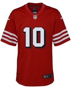 Jimmy Garoppolo 10 San Francisco 49ers Youth Alternate Game Jersey - Scarlet