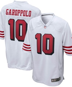 Jimmy Garoppolo San Francisco 49ers Alternate Game Jersey White Nfl