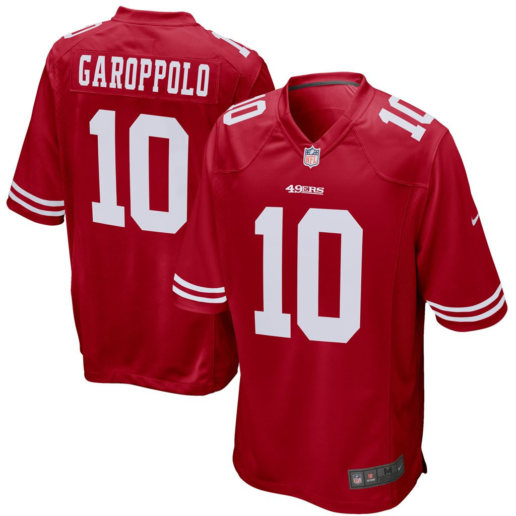 Jimmy Garoppolo San Francisco 49ers Game Jersey - Scarlet Nfl