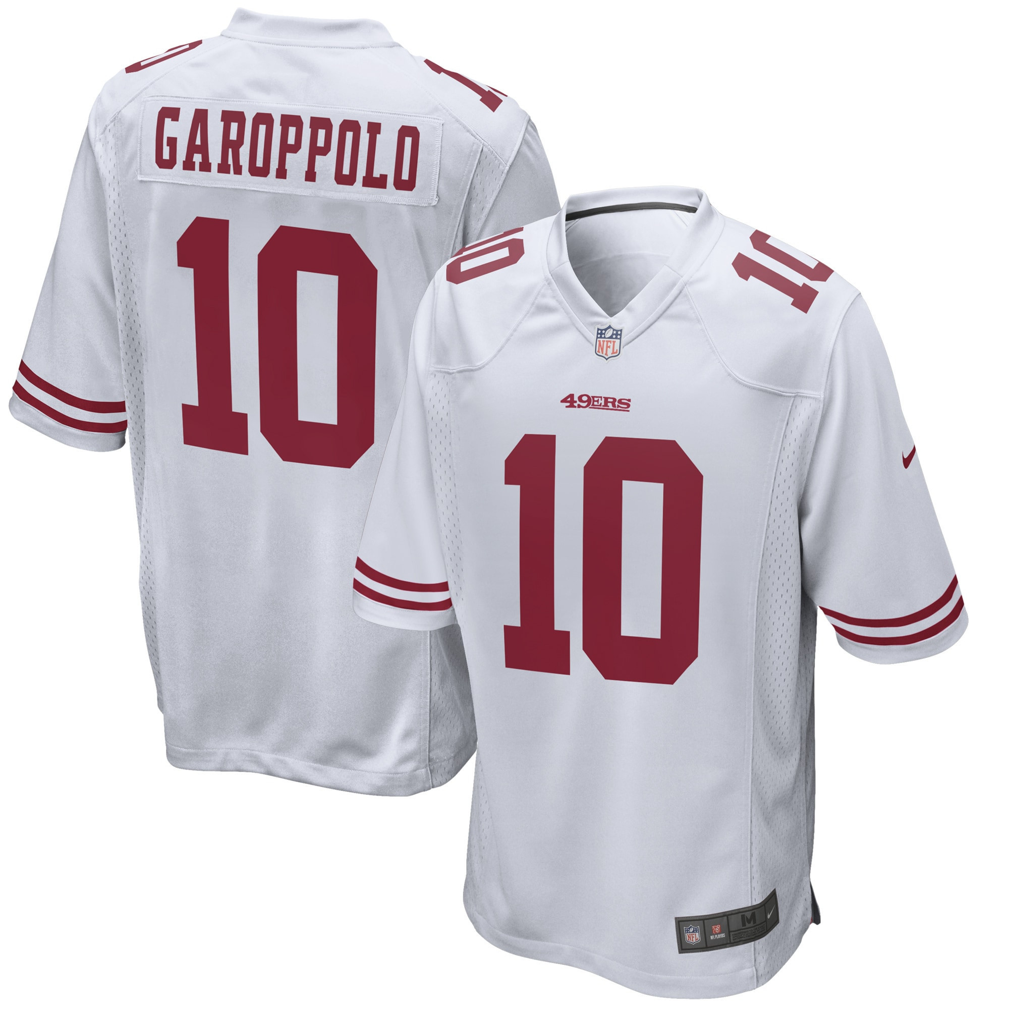 Jimmy Garoppolo San Francisco 49ers Game Jersey - White Nfl