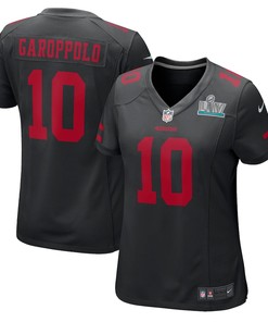 Jimmy Garoppolo San Francisco 49ers Nike Womens Super Bowl Liv Game Event Jersey - Black