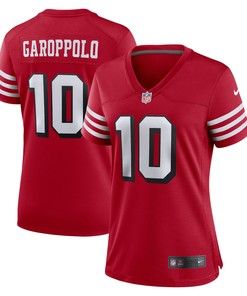 Jimmy Garoppolo San Francisco 49ers Womens Alternate Game Jersey - Red Nfl