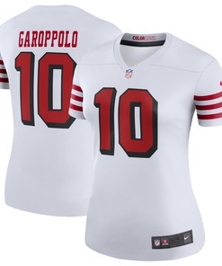 Jimmy Garoppolo San Francisco 49ers Womens Color Rush Legend Player Jersey - White Nfl