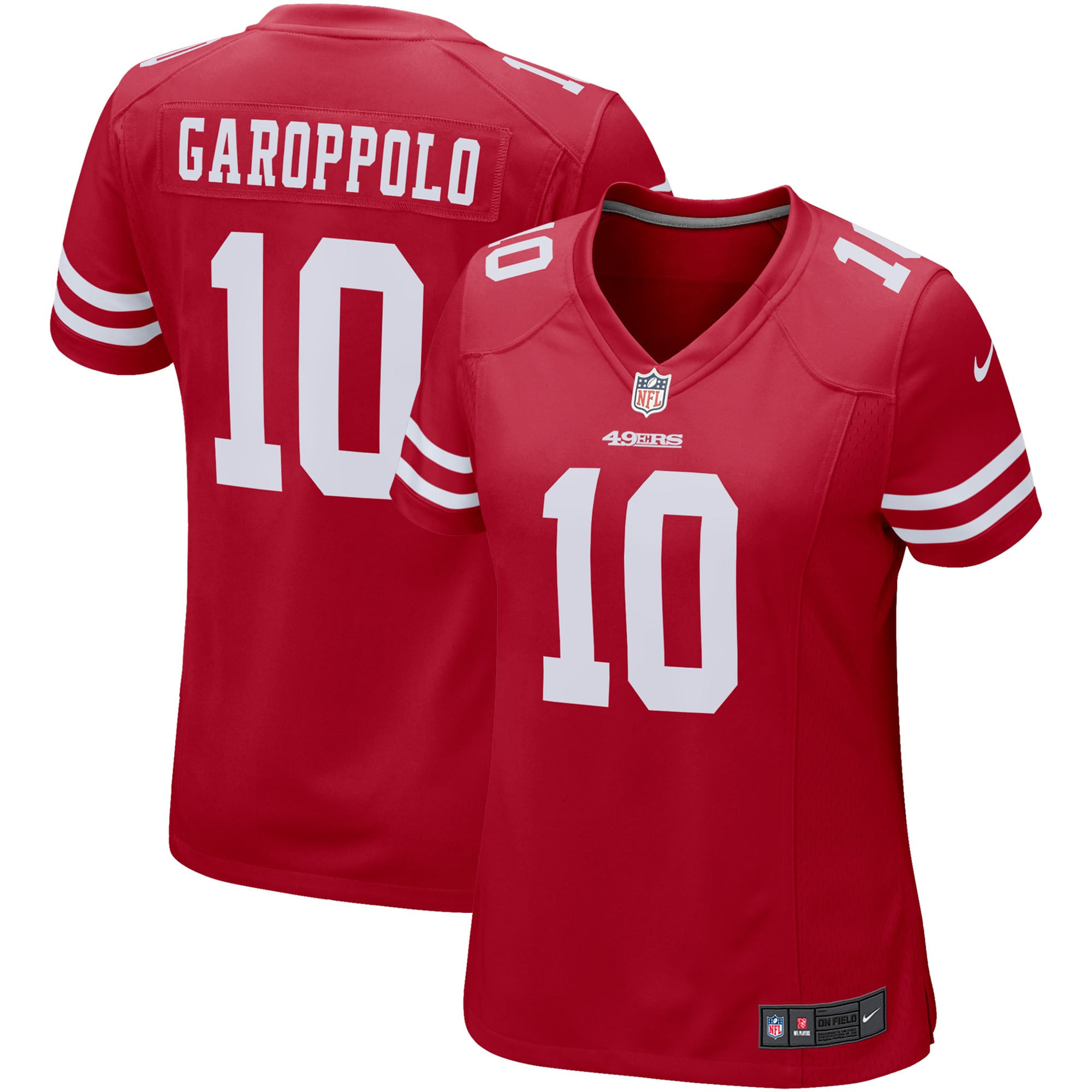 Jimmy Garoppolo San Francisco 49ers Womens Game Player Jersey - Scarlet Nfl