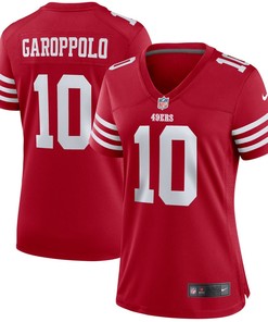 Jimmy Garoppolo San Francisco 49ers Womens Player Game Jersey Scarlet Nfl