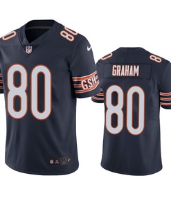 Jimmy Graham Chicago Bears Navy Vapor Limited Jersey