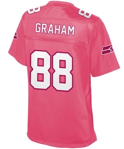 Jimmy Graham Seattle Seahawks Nfl Pro Line Womens Fashion Jersey - Pink