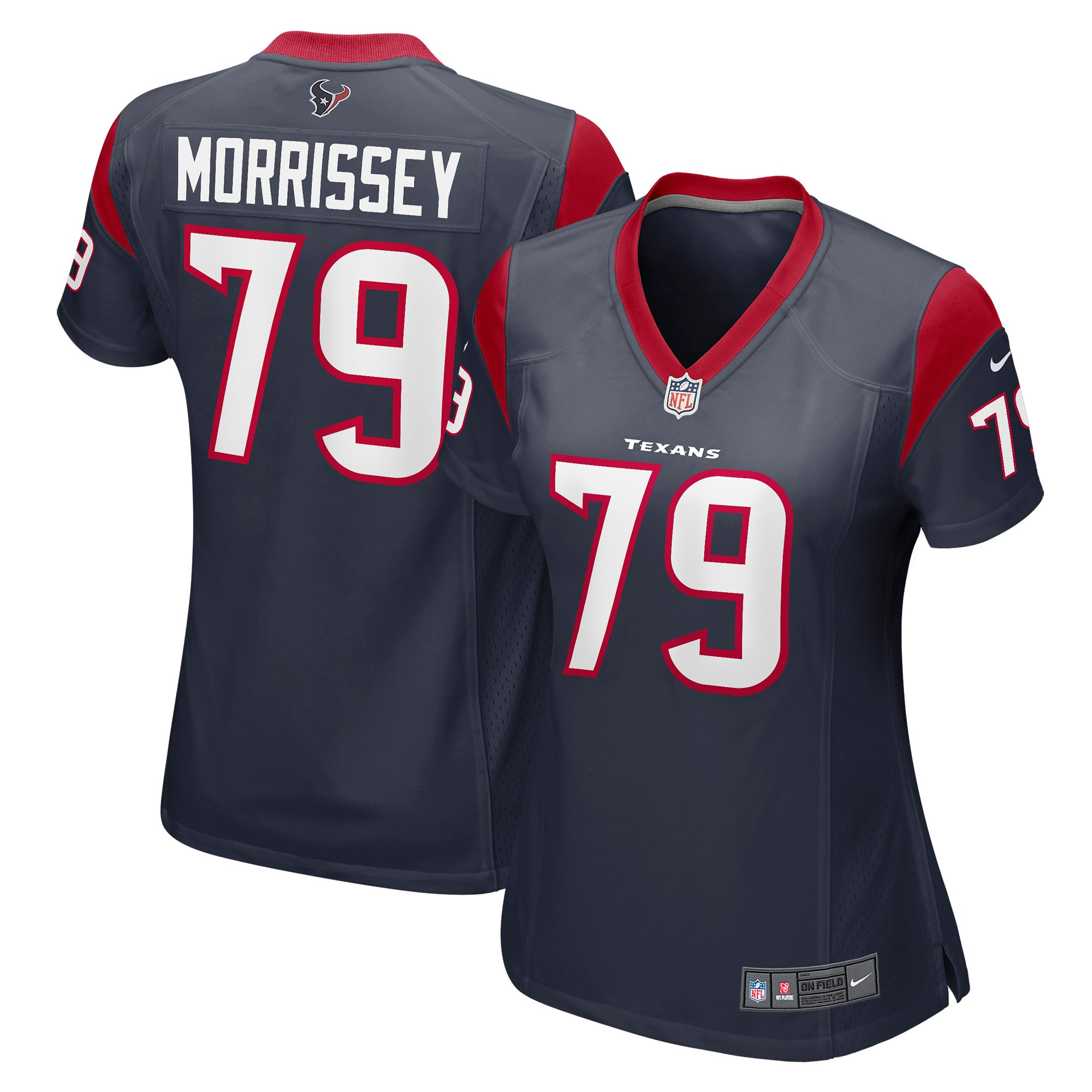 Jimmy Morrissey Houston Texans Womens Game Jersey - Navy Nfl