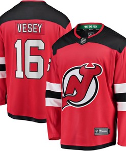 Jimmy Vesey New Jersey Devils Fanatics Branded Home Breakaway Player Jersey - Red Nhl