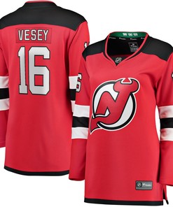 Jimmy Vesey New Jersey Devils Fanatics Branded Womens Home Breakaway Player Jersey - Red Nhl