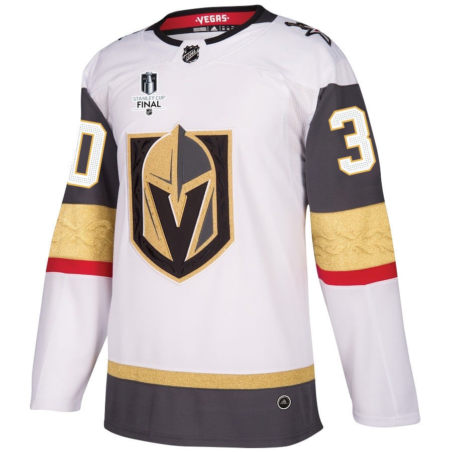 Jiri Patera 30 Vegas Golden Knights Stanley Cup 2023 Final Patch Away Breakaway Men Jersey - White