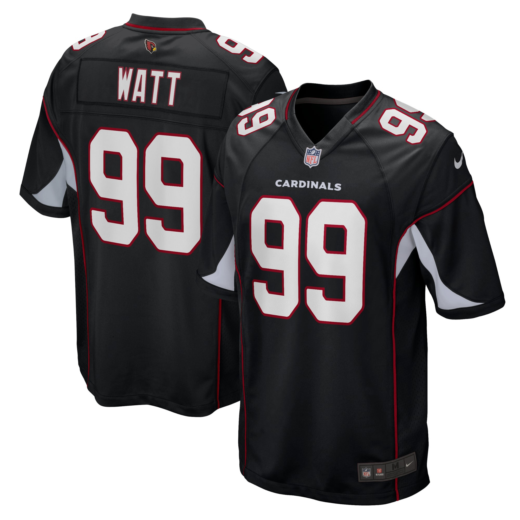 Jj Watt Arizona Cardinals Alternate Game Jersey Black Nfl