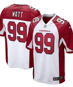 Jj Watt Arizona Cardinals Game Jersey White Nfl