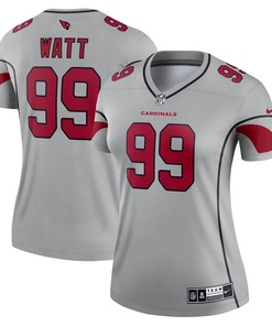 J.j. Watt Arizona Cardinals Womens Inverted Legend Jersey - Gray Nfl