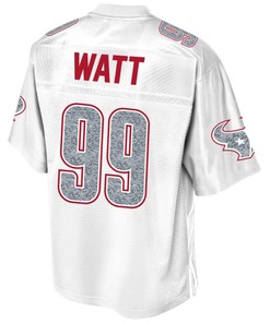 J.j. Watt Houston Texans Nfl Pro Line White Out Fashion Jersey - White