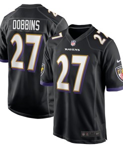 Jk Dobbins Baltimore Ravens Game Jersey Black Nfl