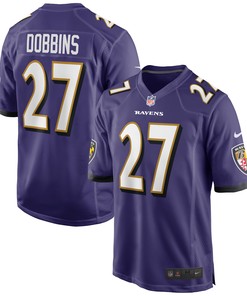Jk Dobbins Baltimore Ravens Game Jersey Purple Nfl