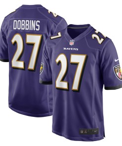J.k. Dobbins Baltimore Ravens Game Team Jersey - Purple Nfl