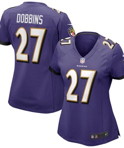J.k. Dobbins Baltimore Ravens Womens Game Jersey - Purple Nfl