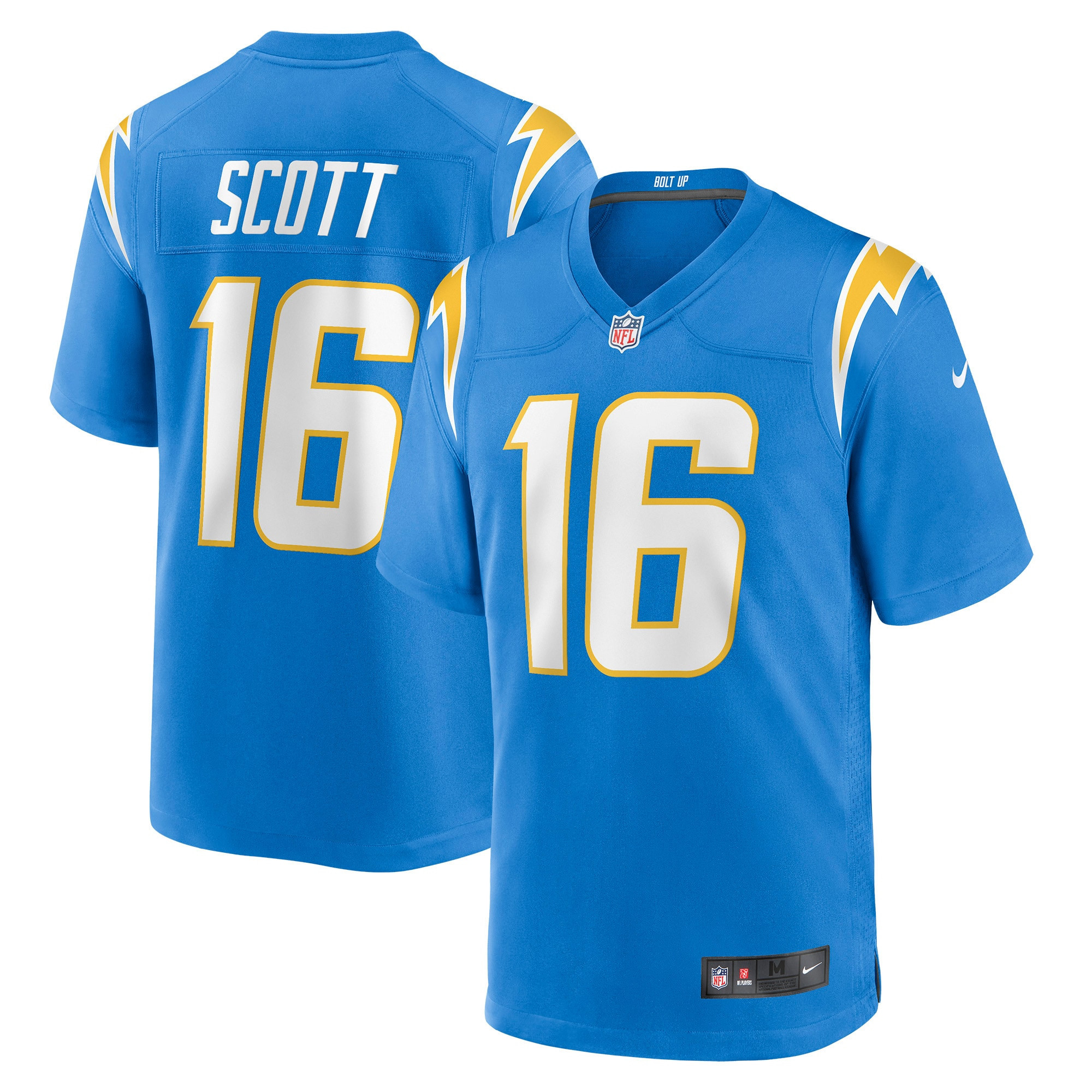 Jk Scott Los Angeles Chargers Game Jersey - Powder Blue Nfl