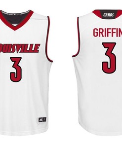 Jo Griffin 3 Louisville Cardinals College Basketball Men Jersey - White