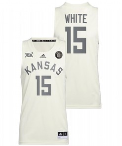 Jo Jo White 15 White Kansas Jayhawks Alumni Basketball Reverse Retro Jersey