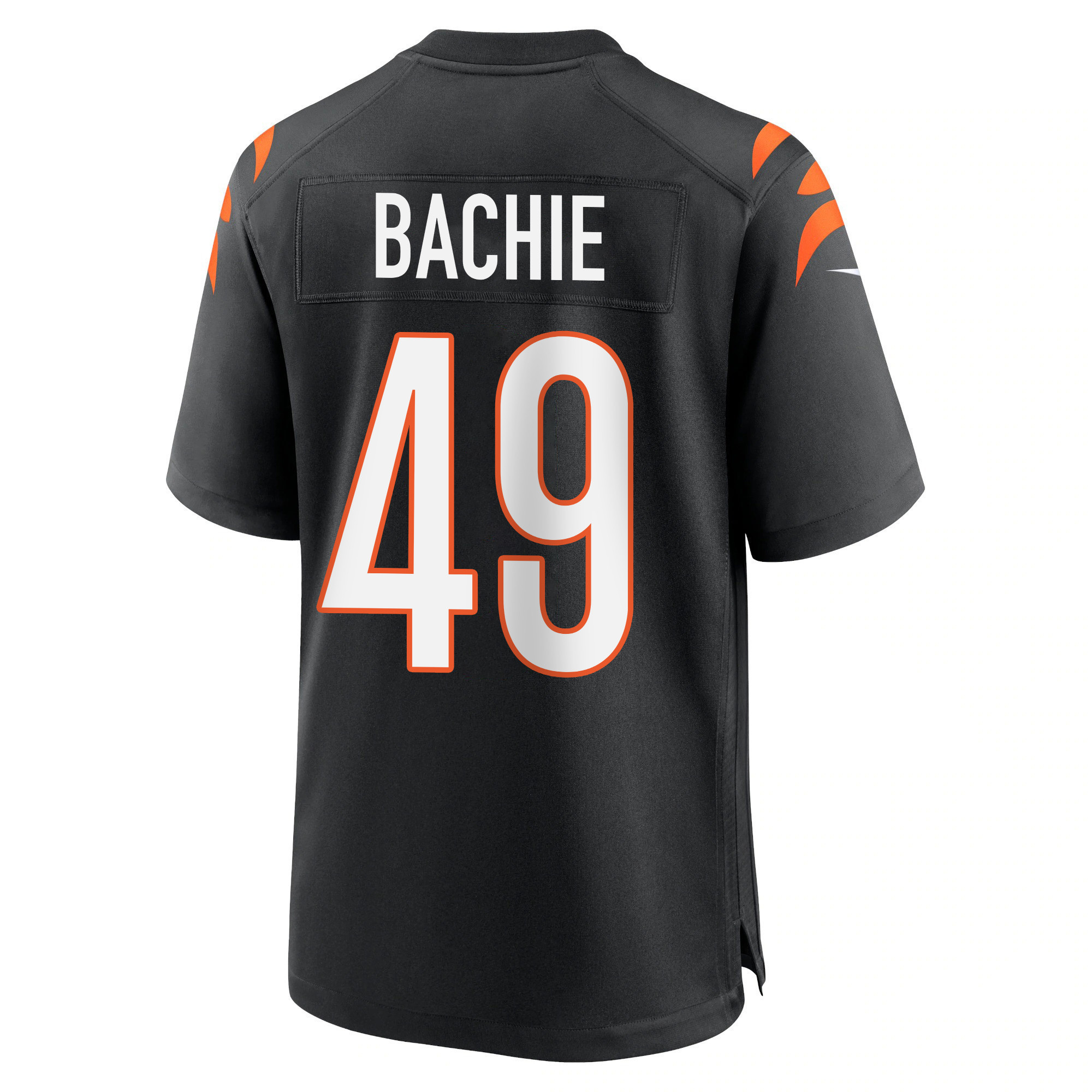 Joe Bachie 49 Cincinnati Bengals Super Bowl LVII Champions Men Game Jersey - Black