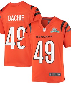 Joe Bachie 49 Cincinnati Bengals Super Bowl LVII Champions Youth Alternate Game Jersey - Black