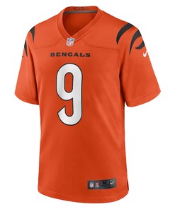 Joe Burrow 9 Cincinnati Bengals Alternate Game Jersey - Orange
