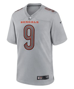 Joe Burrow 9 Cincinnati Bengals Atmosphere Fashion Game Jersey - Gray