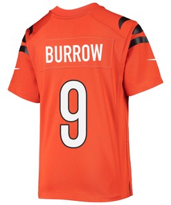 Joe Burrow 9 Cincinnati Bengals Super Bowl LVII Champions Youth Alternate Game Jersey - Black
