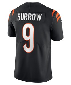 Joe Burrow 9 Cincinnati Bengals Vapor Limited Jersey - Black