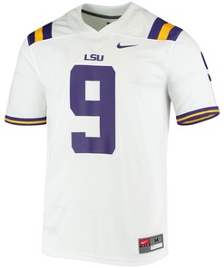 Joe Burrow #9 LSU Tigers Men Jersey - White
