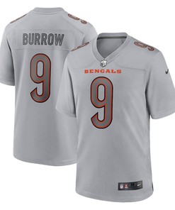Joe Burrow Cincinnati Bengals Atmosphere Fashion Game Jersey - Gray