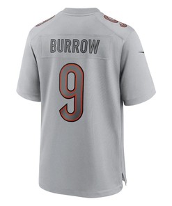 Joe Burrow Cincinnati Bengals Atmosphere Fashion Game Jersey - Gray