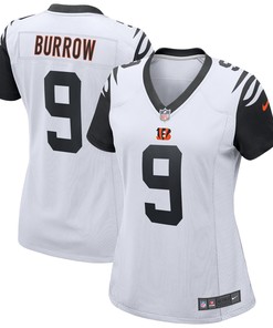 Joe Burrow Cincinnati Bengals Womens Alternate Game Jersey White Nfl