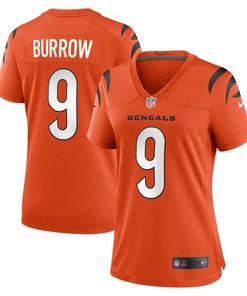 Joe Burrow Cincinnati Bengals Womens Game Jersey - Orange Nfl