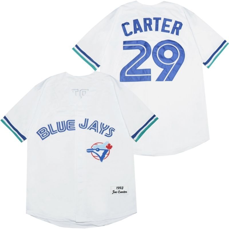 Joe Carter #29 Toronto Blue Jays 2020 Mlb White Jersey