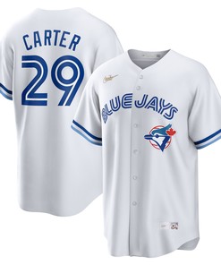 Joe Carter Toronto Blue Jays Home Cooperstown Collection Player Jersey - White Mlb