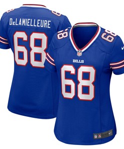 Joe Delamielleure Buffalo Bills Womens Game Retired Player Jersey - Royal Nfl